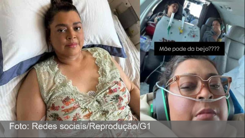 Preta Gil posta vídeo em UTI aérea; cantora continuará tratamento contra o câncer em SP