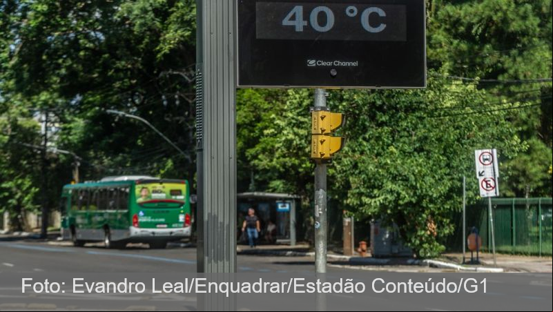 Temperaturas podem chegar a 43ºC em nova onda de calor; veja estados
