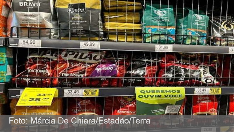 Preço nas alturas: café ganha grade antifurto em supermercados